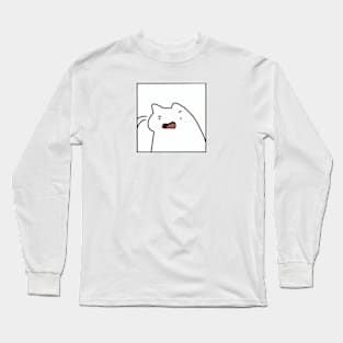 Whisker Wonders: Playful Kitten Drawings - Wear Your Love for Cats! Long Sleeve T-Shirt